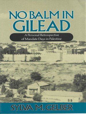 cover image of No Balm in Gilead